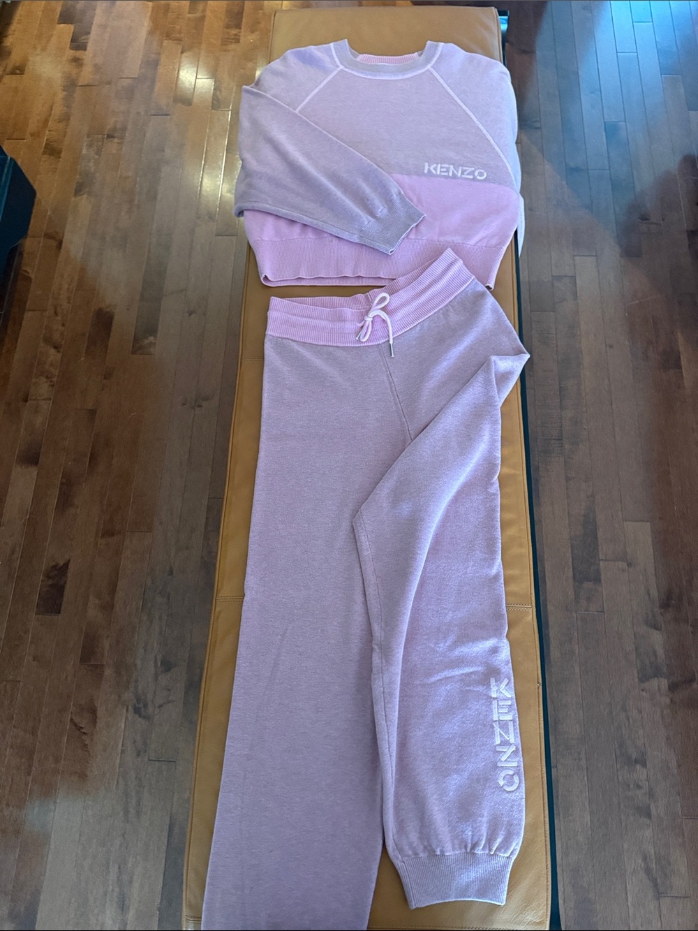 Kenzo women two tone pink Jogger set xs